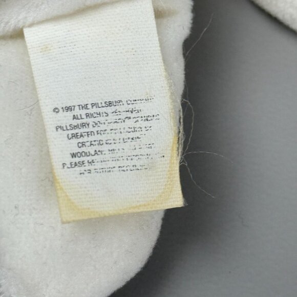 Vintage 1997 Poppin Fresh Pillsbury Doughboy Beanie Baby Soft Plush 8" Mascot - Picture 6 of 8